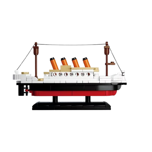 194-Piece Ocean Liner Building Block Set | DIY Ship Model Construction Toy | Creative STEM Gift for Kids & Collectors