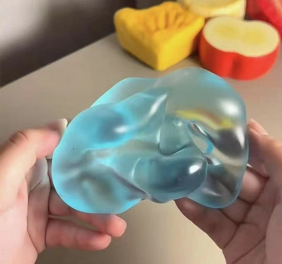 Green Apple Squishy Stress Ball – Slow Rising Soft Squeeze Fidget Sensory Toy for Kids & Adults | ADHD & Autism-Friendly