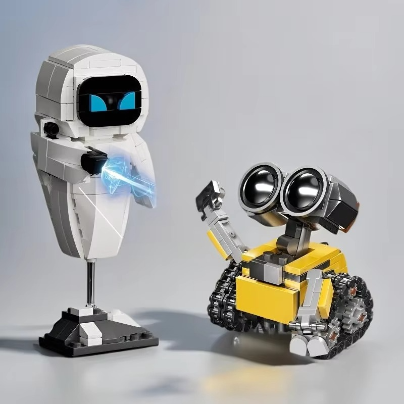 Robot Assembly Model Kit – Buildable Small Particle Robot Figure for Kids & Collectors | Educational Construction Toy