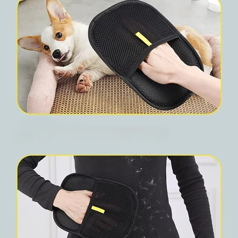 Pet Hair Remover Glove – Reusable Washable Lint & Fur Removal Glove for Clothes, Furniture, Carpets & Pet Accessories