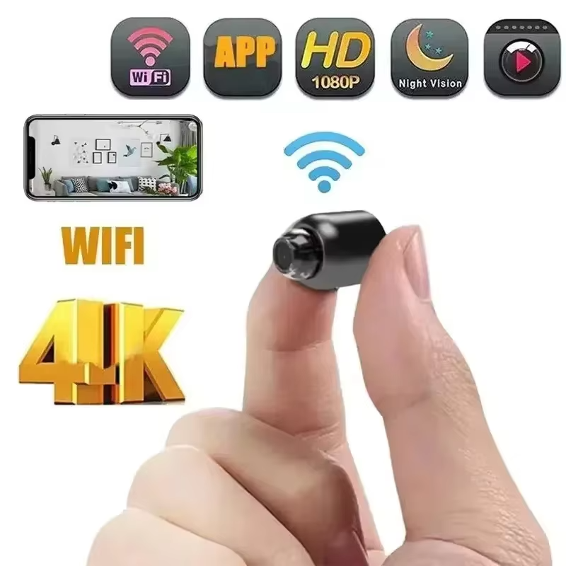1080P Mini WiFi Security Camera | Portable Wireless Indoor Surveillance Camera with Night Vision & Motion Detection