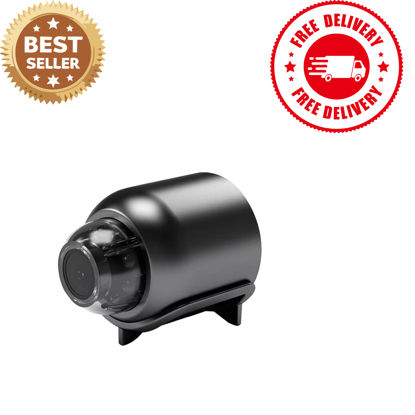 1080P Mini WiFi Security Camera | Portable Wireless Indoor Surveillance Camera with Night Vision & Motion Detection