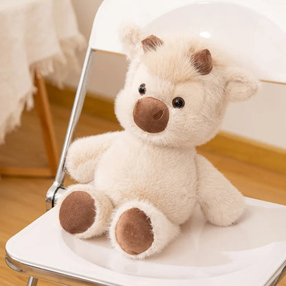 45cm Highland Cow Plush Toy – Ultra Soft Highland Cattle Teddy | Cute Stuffed Animal Gift for Kids & Cow Lovers