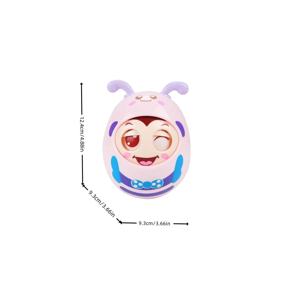 Roly Poly Bee Baby Toy – Tummy Time Rocking Toy for Babies 6–12 Months