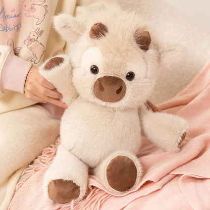45cm Highland Cow Plush Toy – Ultra Soft Highland Cattle Teddy | Cute Stuffed Animal Gift for Kids & Cow Lovers