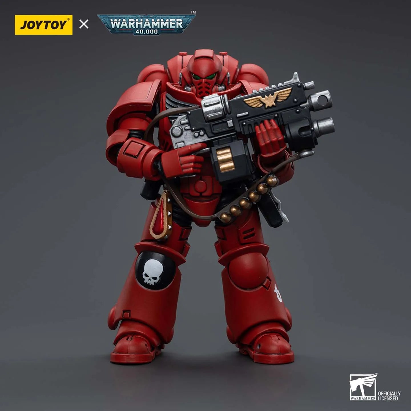 JOYTOY Warhammer 40K Blood Angels Intercessor Action Figure 1:18 Scale Collectible Model with Accessories | Official Licensed Gift for Collectors UK