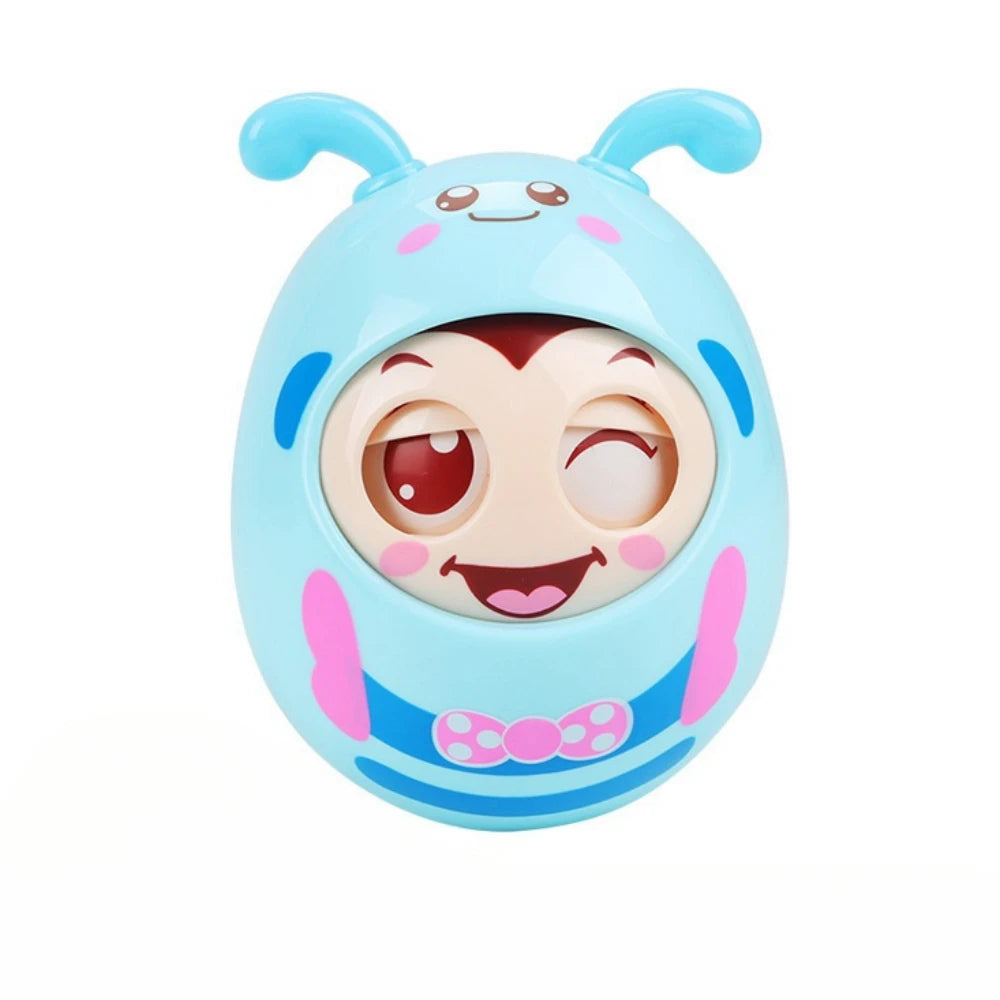 Roly Poly Bee Baby Toy – Tummy Time Rocking Toy for Babies 6–12 Months