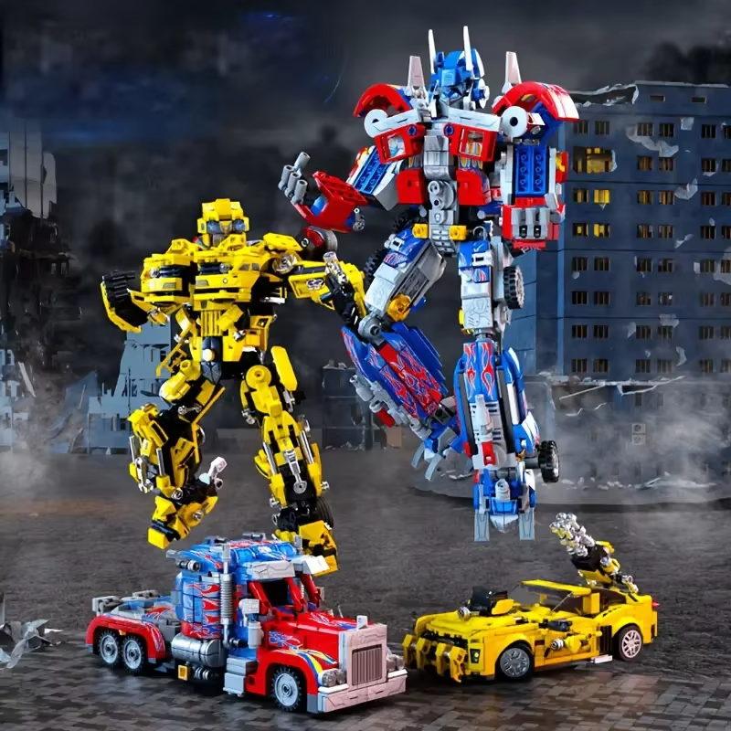 1060-Piece 2-in-1 Building Block Set | DIY Creative Model Kit | ABS Construction Toy for Teens & Adults