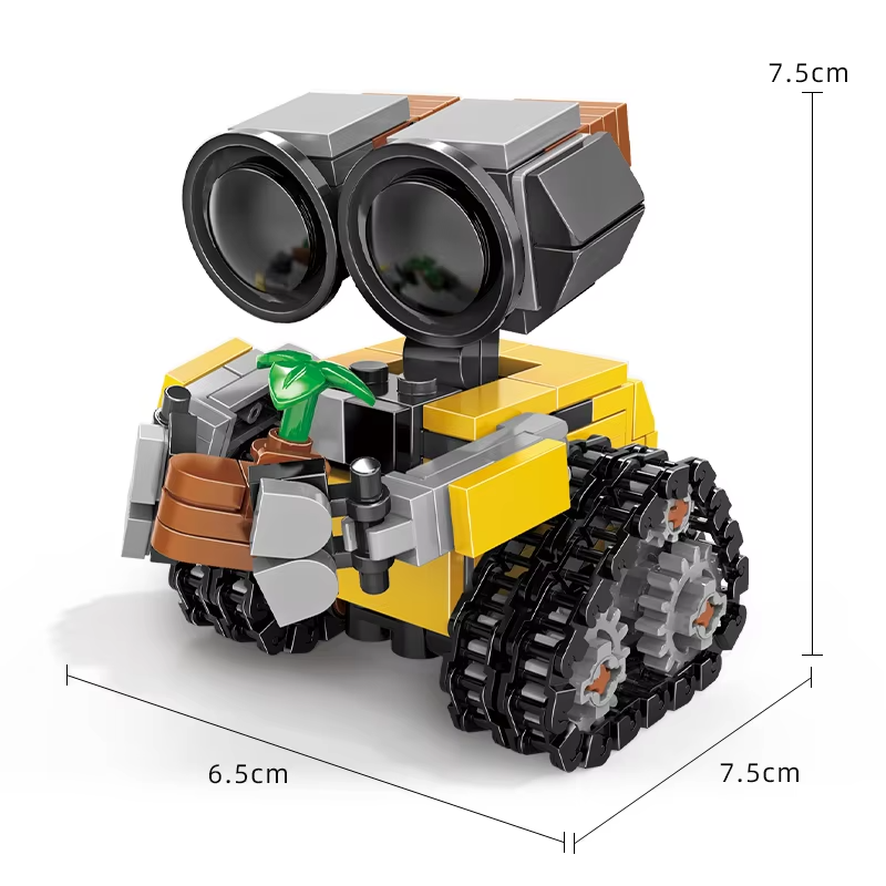 217PCS Space Robot Building Block Set | Mini Sci-Fi Robot Construction Toy | STEM Building Bricks Gift for Kids & Adults