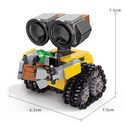 217PCS Space Robot Building Block Set | Mini Sci-Fi Robot Construction Toy | STEM Building Bricks Gift for Kids & Adults