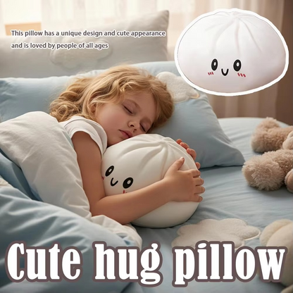 25cm Big Size Steamed Stuffed Bun Squishy Toy Kawaii Dumpling Squeeze Sensory Fidget Toy Soft Slow Rising Stress Relief for Kids