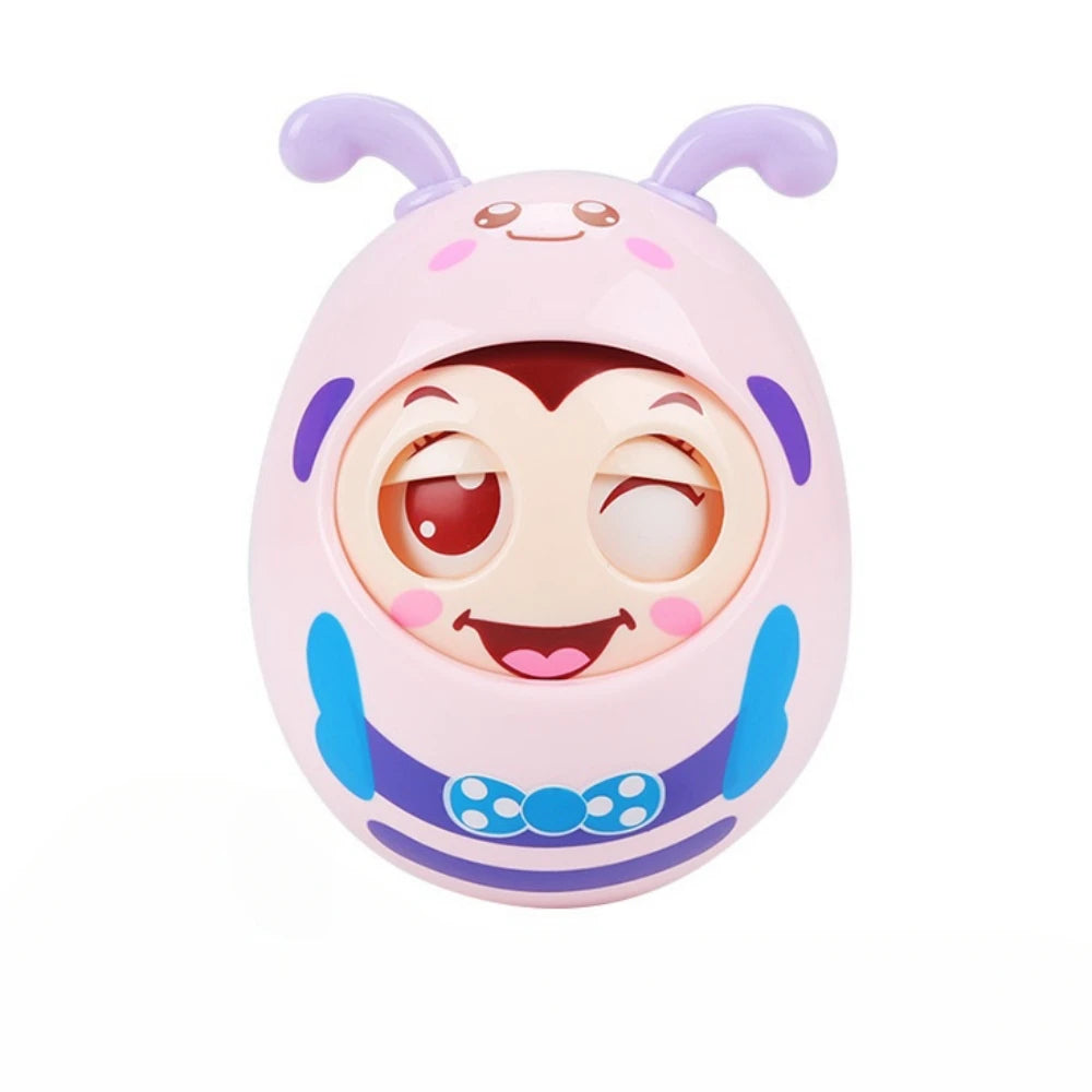 Roly Poly Bee Baby Toy – Tummy Time Rocking Toy for Babies 6–12 Months