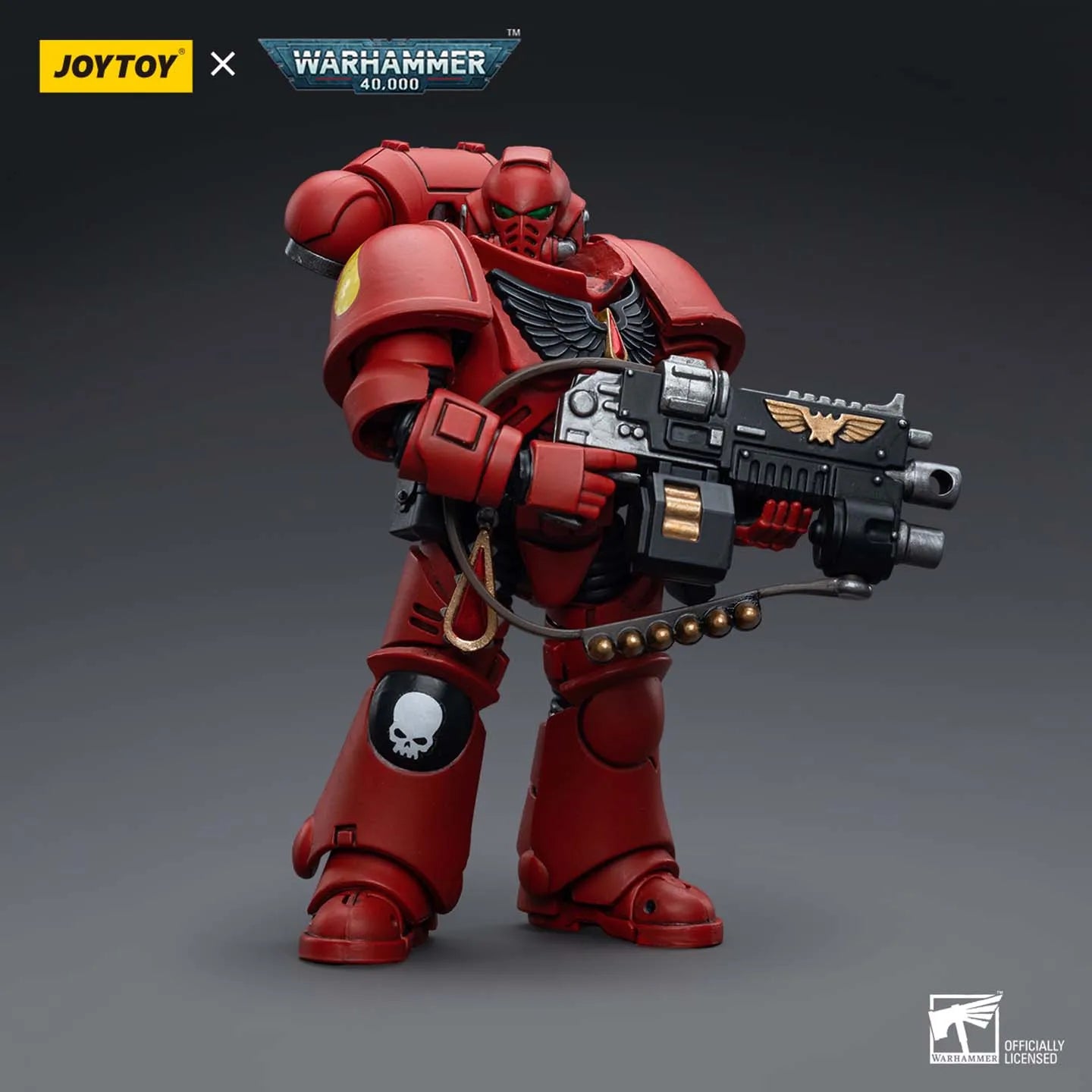 JOYTOY Warhammer 40K Blood Angels Intercessor Action Figure 1:18 Scale Collectible Model with Accessories | Official Licensed Gift for Collectors UK