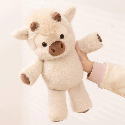 45cm Highland Cow Plush Toy – Ultra Soft Highland Cattle Teddy | Cute Stuffed Animal Gift for Kids & Cow Lovers