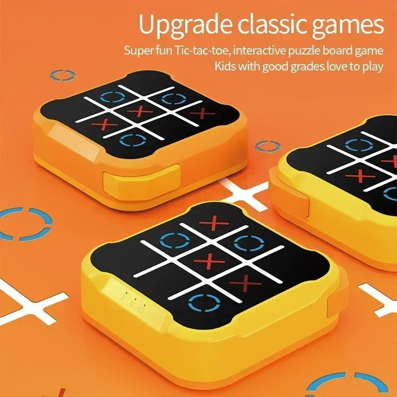 Portable Electronic Tic Tac Toe Game – Memory & Logic Training Toy for Kids