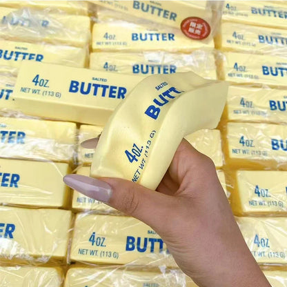Butter Stick Squishy Fidget Toys Elastic Cheese Stick Funny Squeeze Prank Toy Stress Anxiety Relief Game