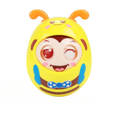 Roly Poly Bee Baby Toy – Tummy Time Rocking Toy for Babies 6–12 Months