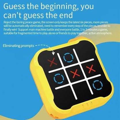 Portable Electronic Tic Tac Toe Game – Memory & Logic Training Toy for Kids