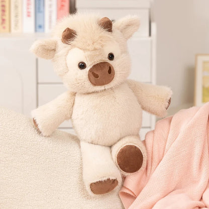 45cm Highland Cow Plush Toy – Ultra Soft Highland Cattle Teddy | Cute Stuffed Animal Gift for Kids & Cow Lovers
