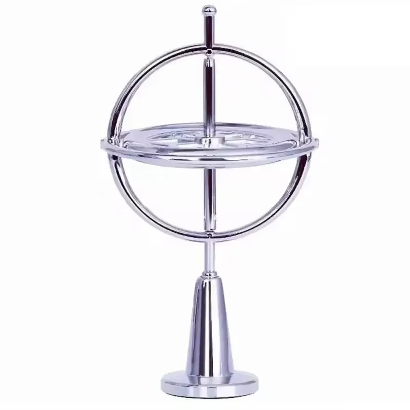 Anti-Gravity Finger Gyroscope Spinner | Self-Balancing Metal Fidget Spin Toy | Stress Relief & Educational Desk Toy