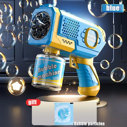 Space Bubble Gun for Kids – Automatic Electric Bubble Machine Toy for Outdoor Summer Play, Beach & Garden Fun