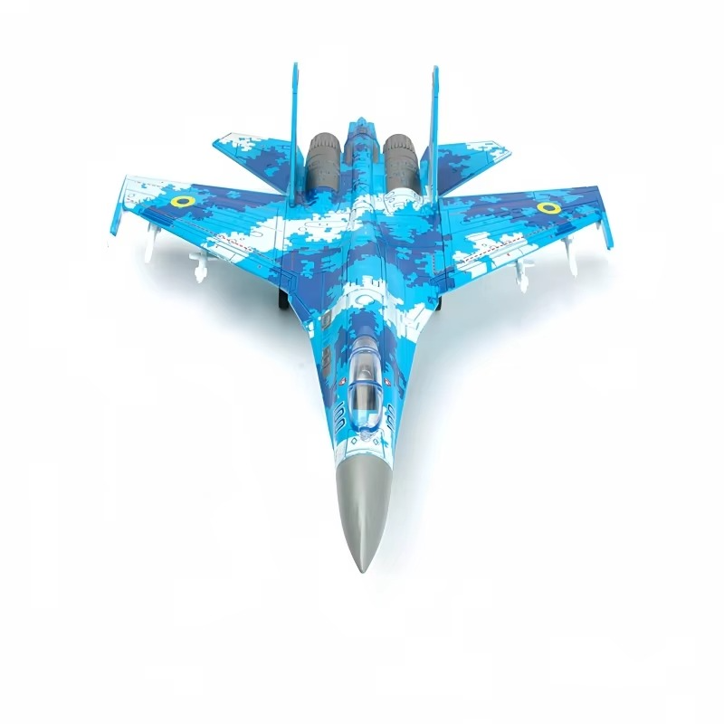 1:72 Sukhoi Su-27 Flanker Fighter Building Blocks – Military Jet Aircraft Model Kit for Kids & Collectors