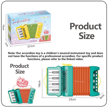 Kids Accordion Musical Toy | Educational Accordion Instrument for Toddlers | Fun Music Learning Toy for Boys & Girls
