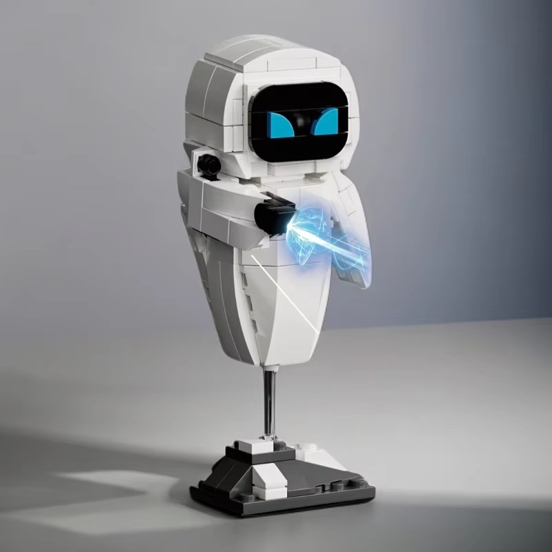 Robot Assembly Model Kit – Buildable Small Particle Robot Figure for Kids & Collectors | Educational Construction Toy