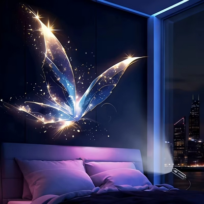LED USB Ocean Projector Night Light – Adjustable Whale, Butterfly, Jellyfish & Starfish Projection Lamp