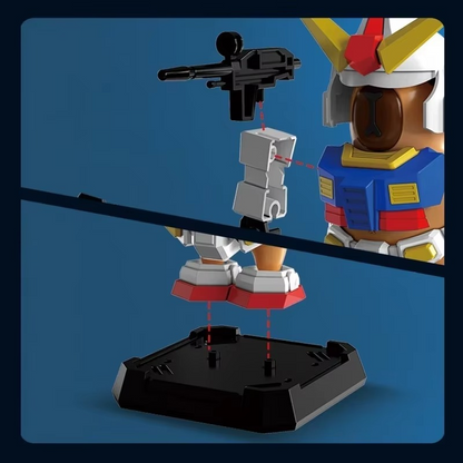 Capybara Robot Mecha Building Kit – DIY Capybara Mecha Armor Assembly Model Toy for Kids & Collectors