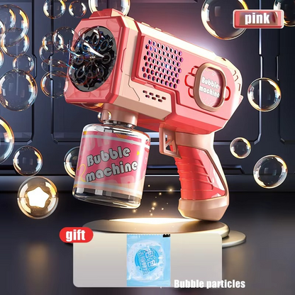 Space Bubble Gun for Kids – Automatic Electric Bubble Machine Toy for Outdoor Summer Play, Beach & Garden Fun