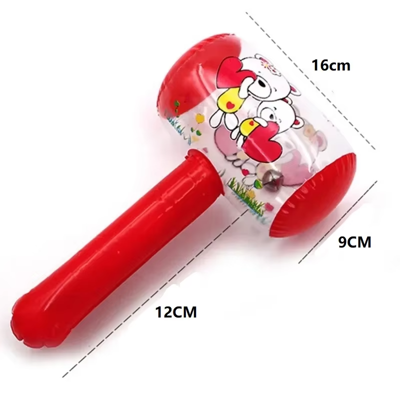 3PCS Inflatable Hammer Party Toy Set | Soft Inflatable Squeaky Hammers for Kids | Birthday, Beach & Party Favour Accessories