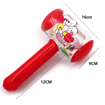 3PCS Inflatable Hammer Party Toy Set | Soft Inflatable Squeaky Hammers for Kids | Birthday, Beach & Party Favour Accessories