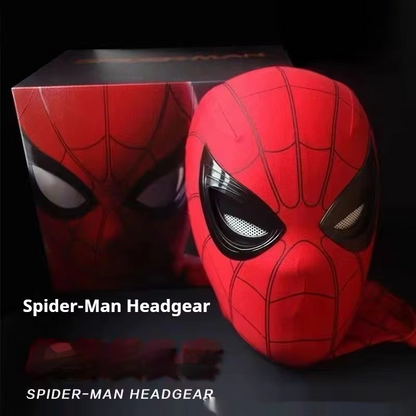 Electronic Spider Hero Mask with Moving Eyes – Remote Control Cosplay Mask for Kids & Adults