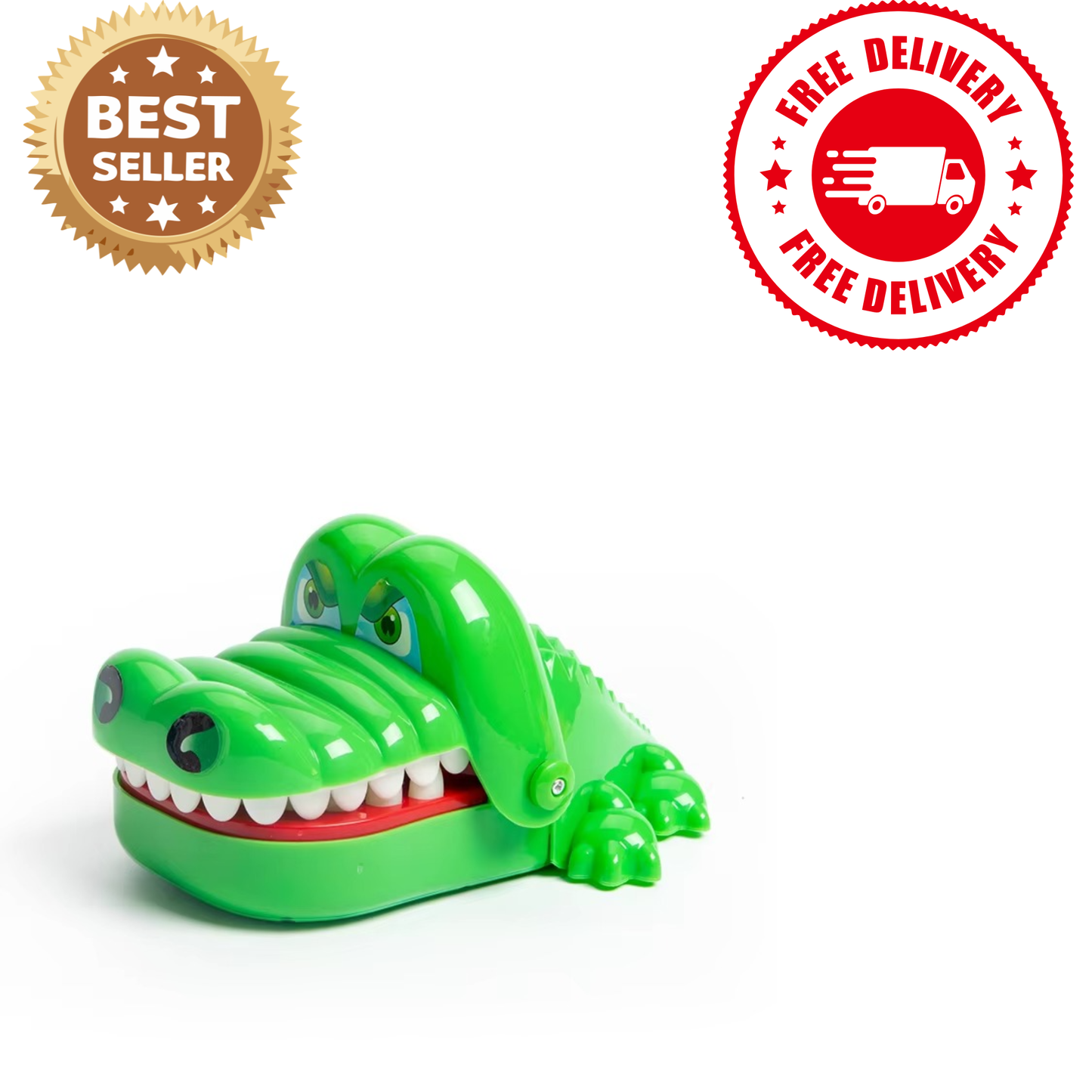 Crocodile Dentist Game | Funny Crocodile Teeth Biting Toy | Family Party Game for Kids & Adults