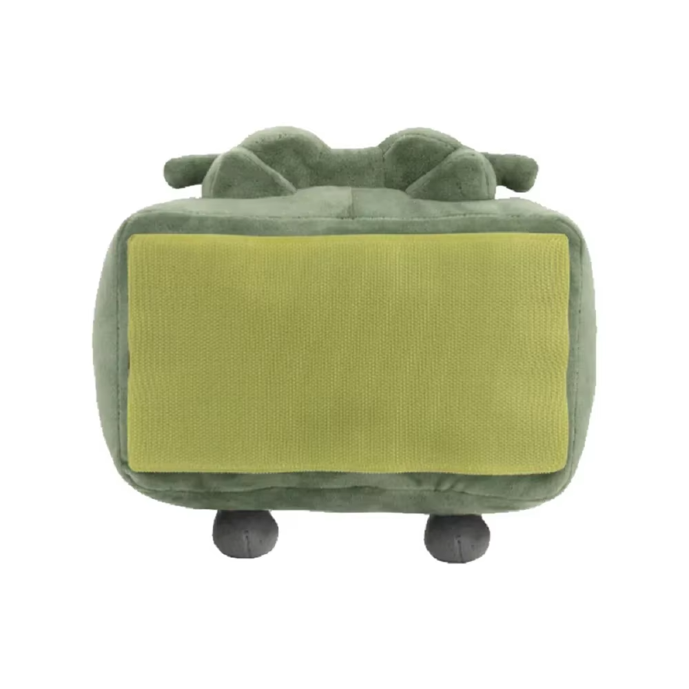 20cm Green Pixel Plush Doll | Soft Kawaii Square Plush Toy | Cute Cushion & Collectible Gift for Kids