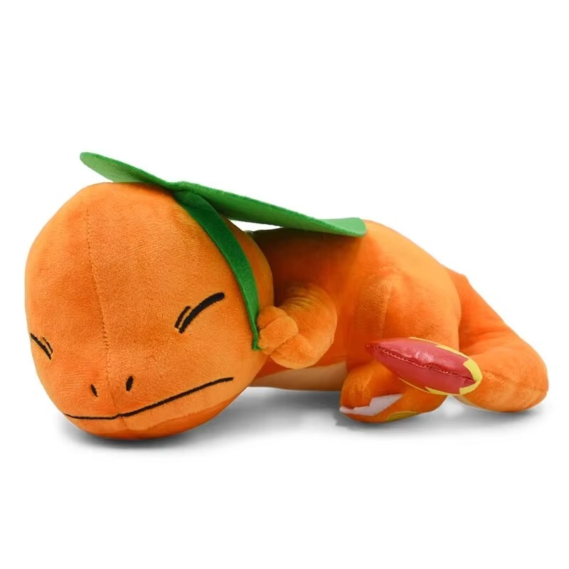 Sleeping Fire Lizard Plush Toy 11 Inch | Soft Cute Character Stuffed Animal | Cuddly Plush Gift for Kids