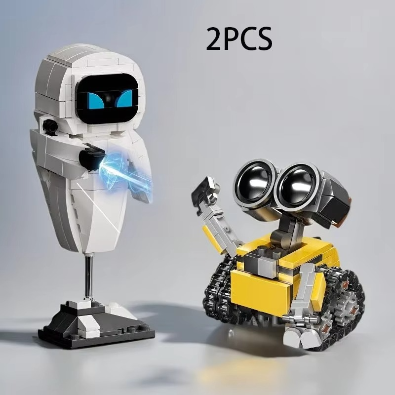 Robot Assembly Model Kit – Buildable Small Particle Robot Figure for Kids & Collectors | Educational Construction Toy