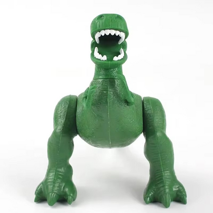Green Dinosaur Action Figure – 22cm PVC Collectible Toy with Movable Legs for Kids & Collectors