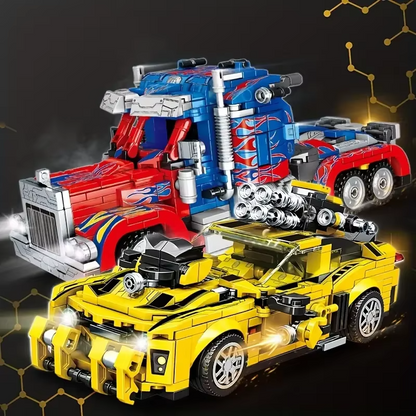 1060-Piece 2-in-1 Building Block Set | DIY Creative Model Kit | ABS Construction Toy for Teens & Adults