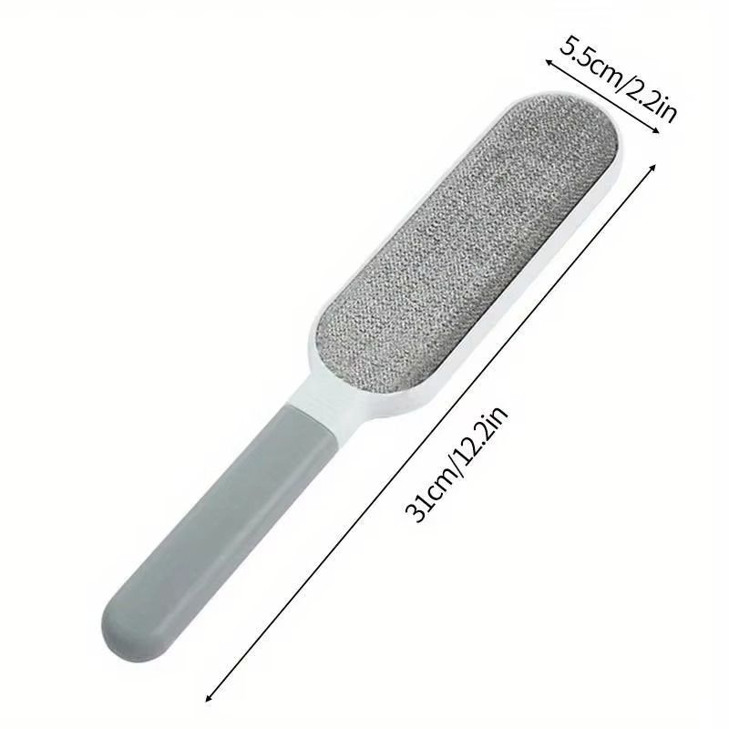 Double-Sided Pet Hair Remover Brush – Reusable Manual Electrostatic Lint & Fur Remover for Clothes, Sofa, Furniture & Carpets