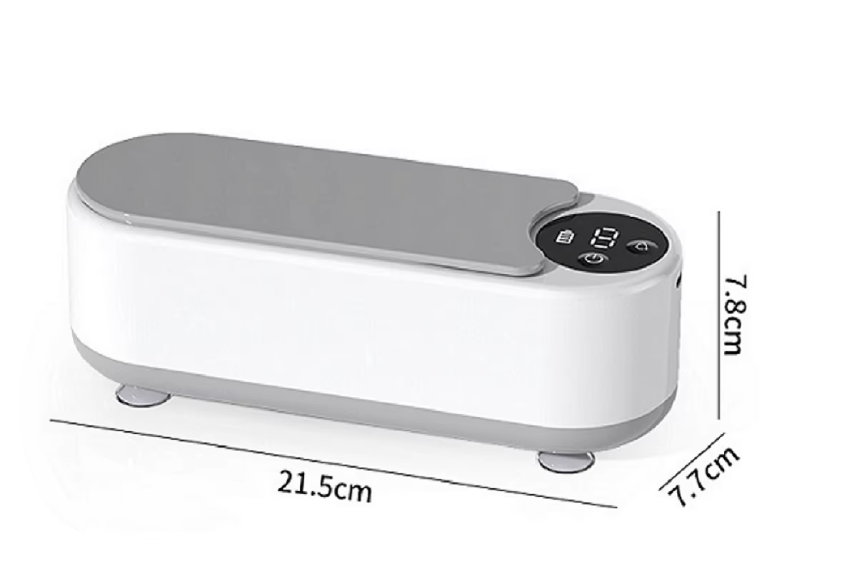 Wireless Ultrasonic Glasses Cleaner | Portable High-Frequency Cleaner for Eyeglasses, Jewellery, Watches & Accessories