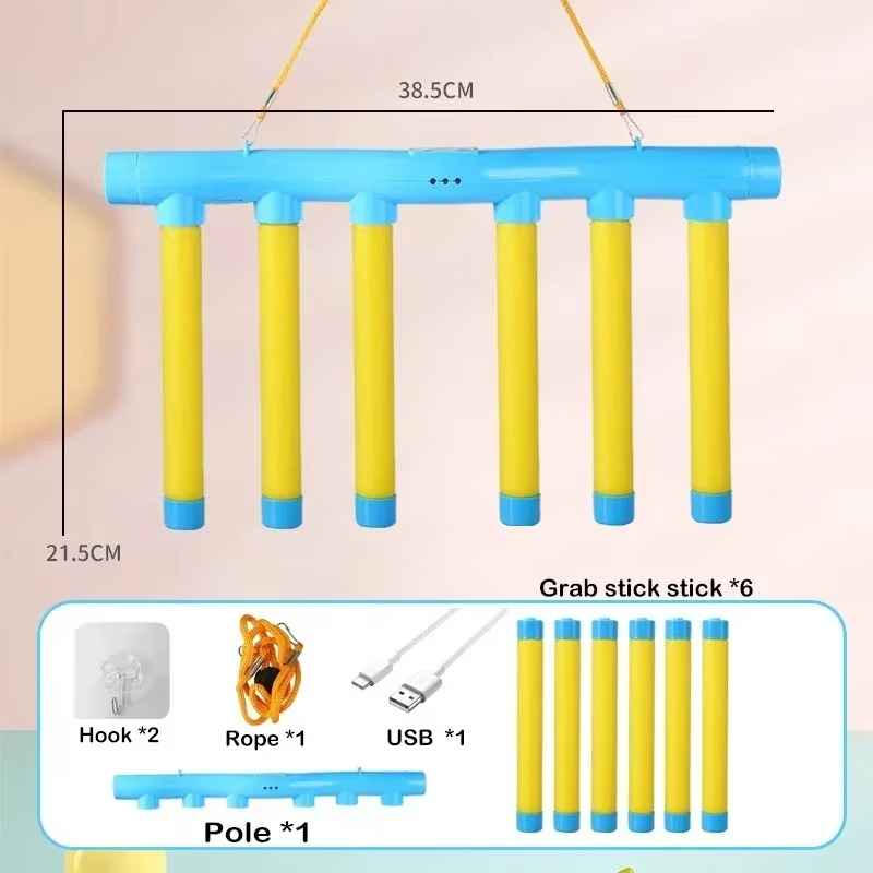 Challenge Falling Sticks Reaction Game | Kids Stick Catching Training Toy | Interactive Family Game for Hand-Eye Coordination