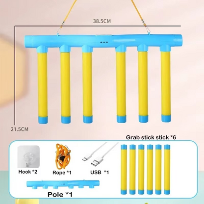 Challenge Falling Sticks Reaction Game | Kids Stick Catching Training Toy | Interactive Family Game for Hand-Eye Coordination