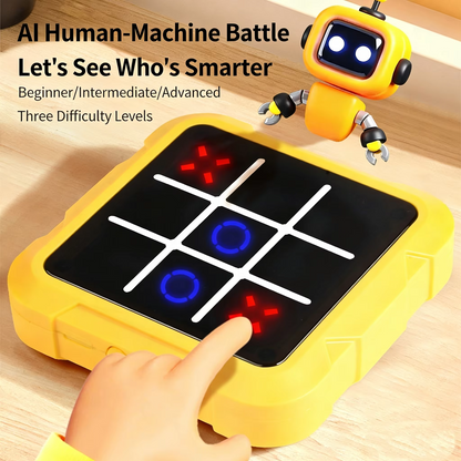 Electronic Tic Tac Toe Game – Interactive Strategy Board Game for Kids | Educational Parent-Child Brain Training Toy