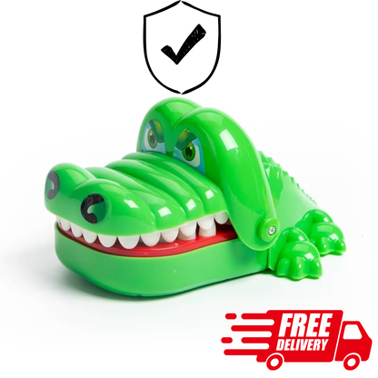 Crocodile Dentist Game – Funny Crocodile Teeth Biting Toy for Kids & Adults | Family Party & Prank Game