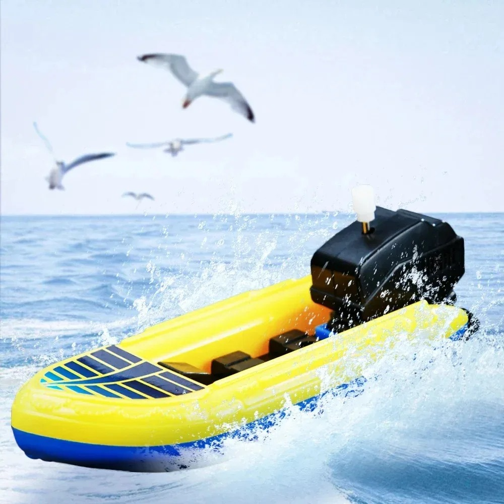 Wind-Up Speed Boat Bath Toy | Floating Clockwork Boat for Kids | Fun Bathtub & Water Play Toy for Boys & Girls