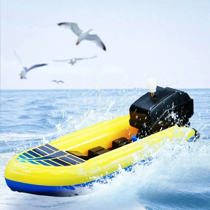 Wind-Up Speed Boat Bath Toy | Floating Clockwork Boat for Kids | Fun Bathtub & Water Play Toy for Boys & Girls