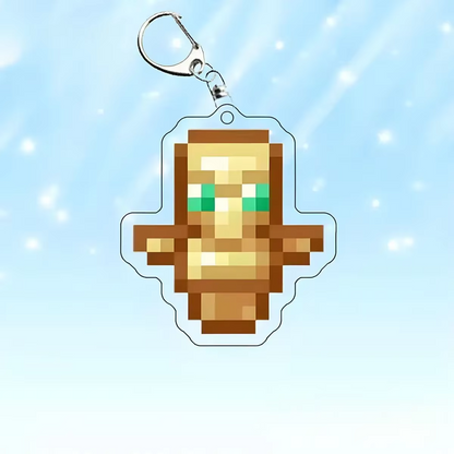 Fantasy Adventure Game-Inspired Keychain Set | Pixel Style Tool & Magic Charm Collectible Keyrings | 2–10 Pieces