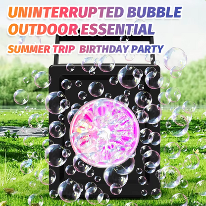 10-Hole Automatic Bubble Machine Gun – Electric Bubble Blower Toy for Kids | Outdoor Birthday, Garden & Summer Fun